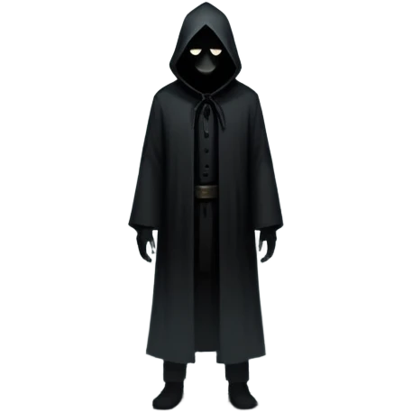 An icon representing a horror game, featuring a dark, eerie environment with a shadowy figure lurking in the background. Dim lighting, fog, and haunting details create a chilling atmosphere. The design evokes suspense and fear, set against a transparent background. emoji