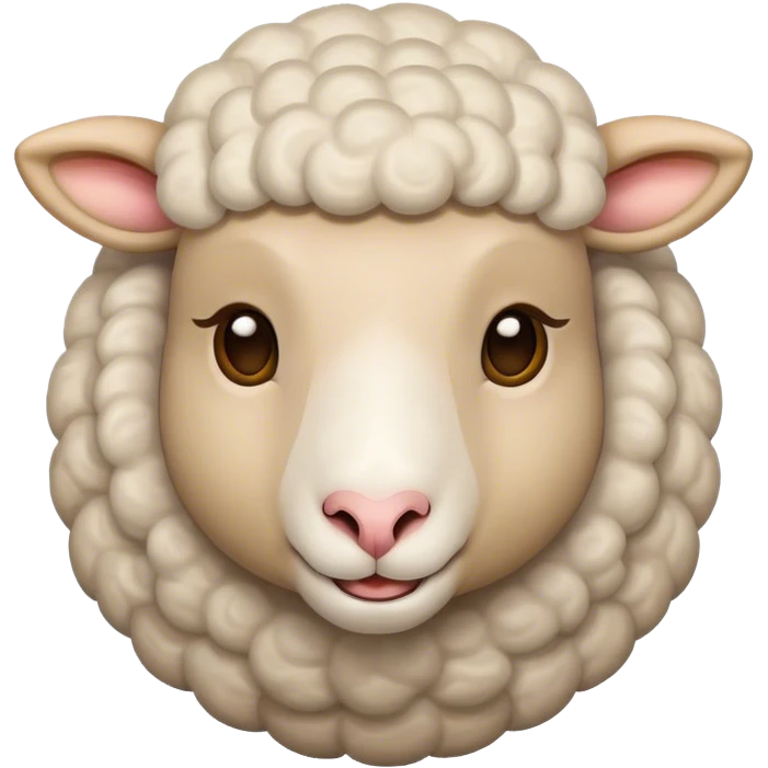 sheep smirking emoji