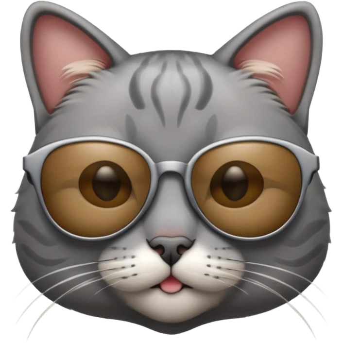 Cat wearing sunglasses emoji
