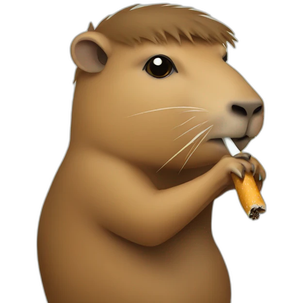 capybara-smoking emoji