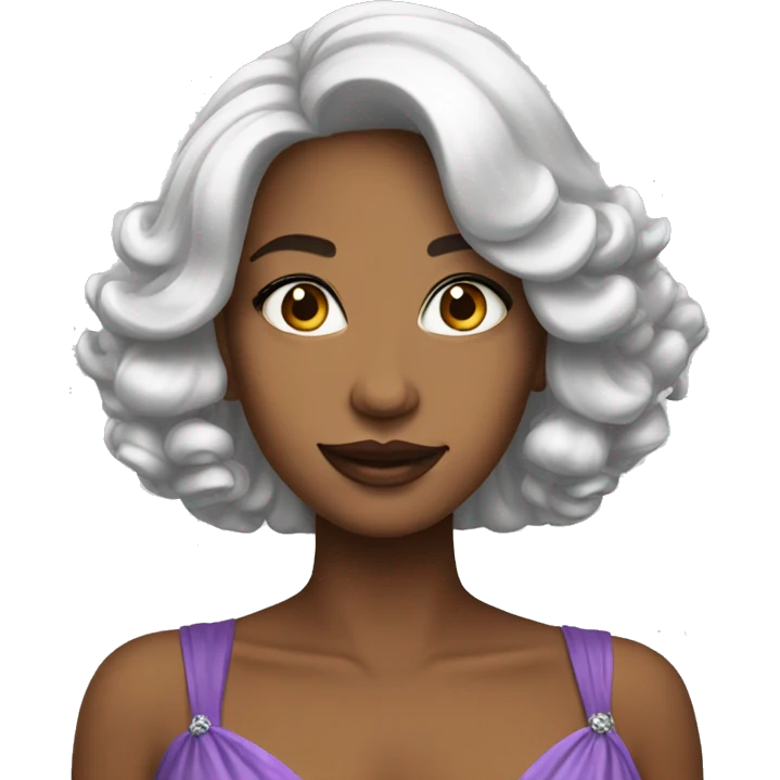 Pretty diva emoji