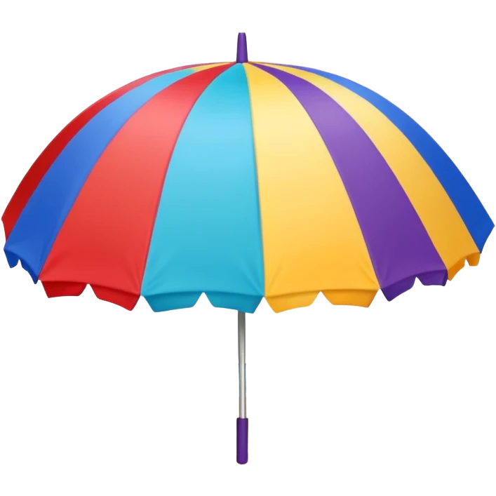summer beach colorfull umbrella emoji