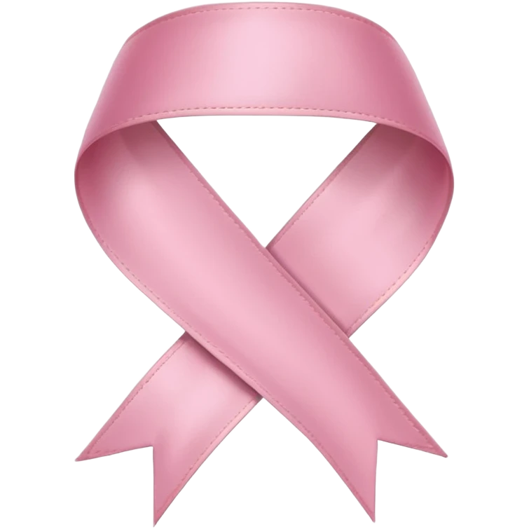 Make a light pink ribbon emoji