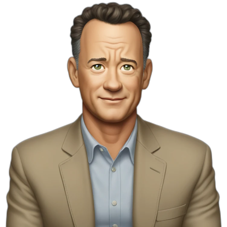 Tom-Hanks-is-sitting-at-the emoji