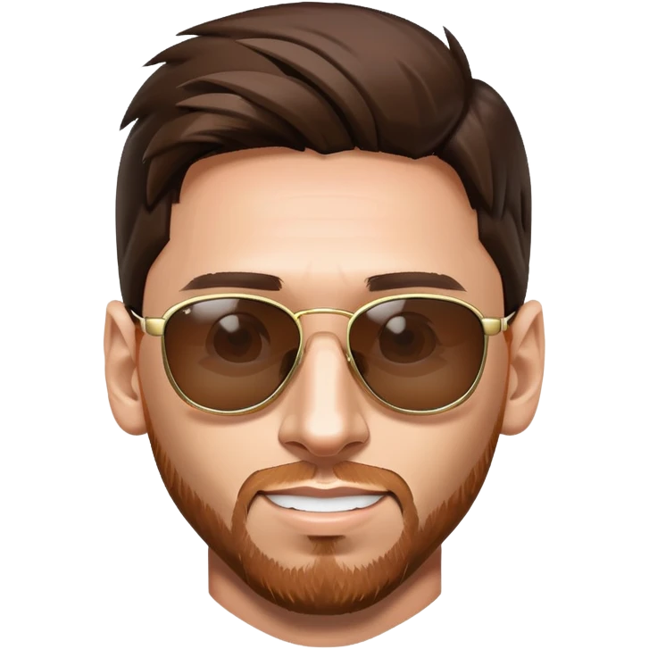 مسی با عینک آفتابی  emoji