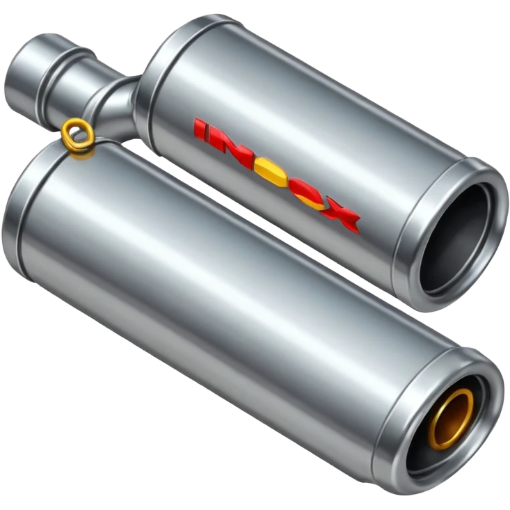 Inox muffler jdm emoji