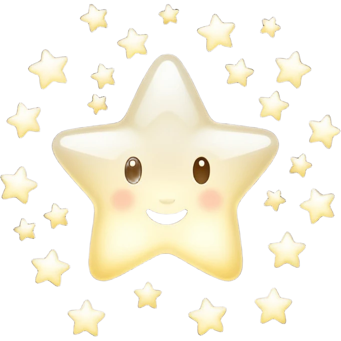 tiny white stars emoji