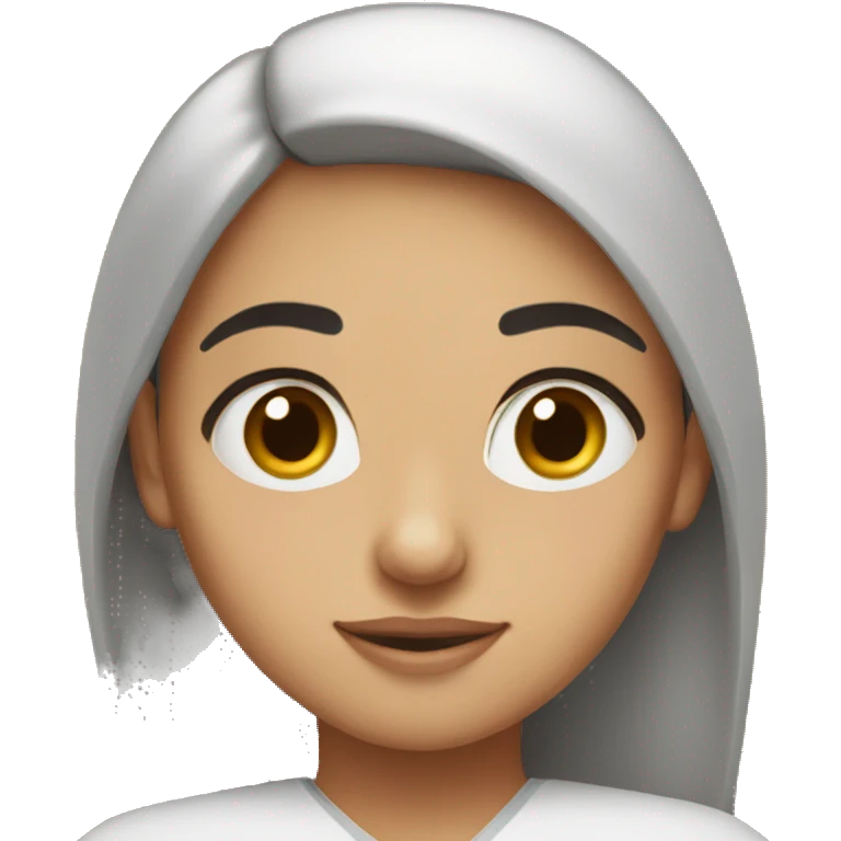 armenian girl with brow eyes emoji