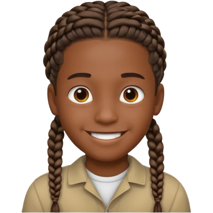 Wensday Boy with braids emoji
