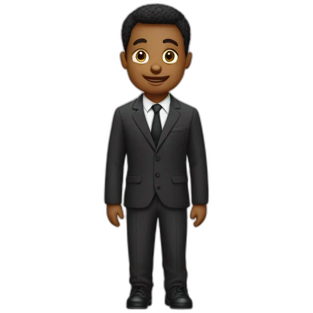 Garçon qui fait un doigt d'honneur emoji