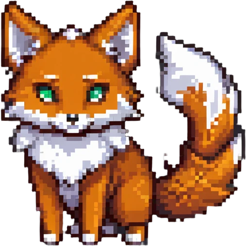 Japanese fox spirit kitsune with three tails emoji