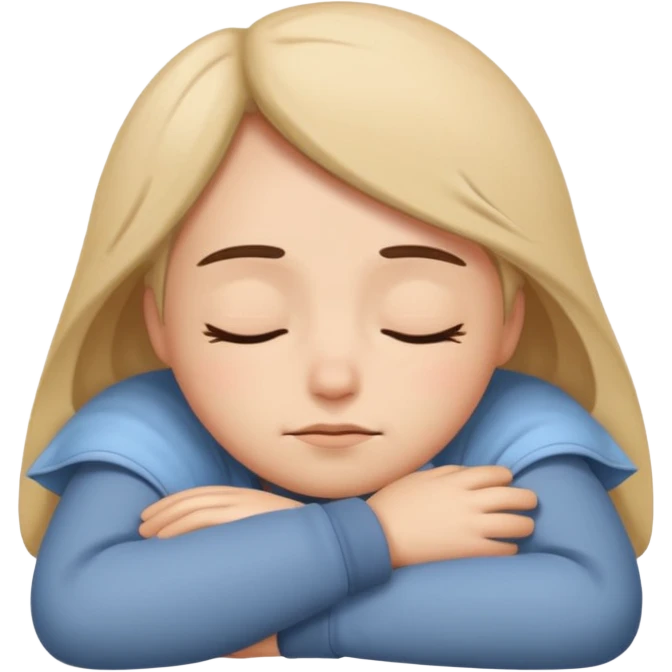 Cute sleepy  emoji