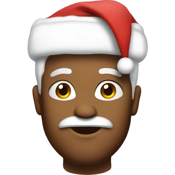 santa sunny emoji