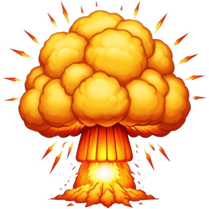 Nuclear explosion emoji