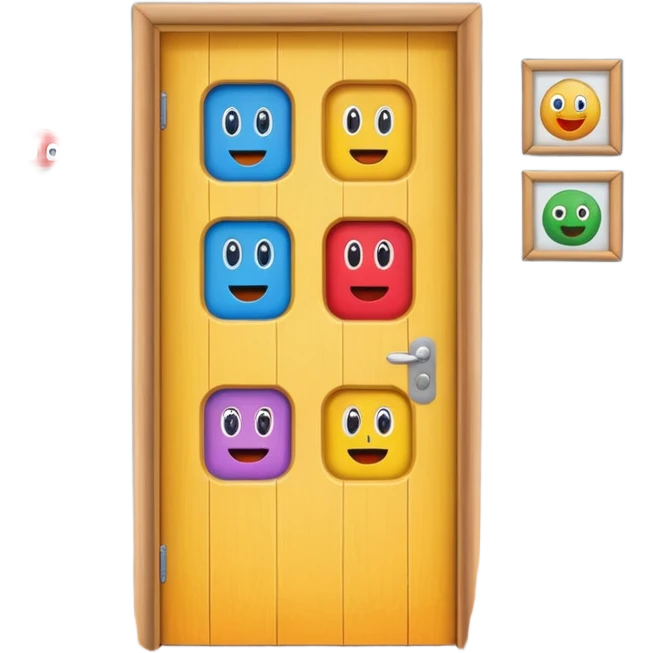 kids room door emoji