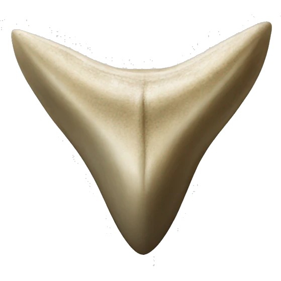 shark tooth fossil emoji