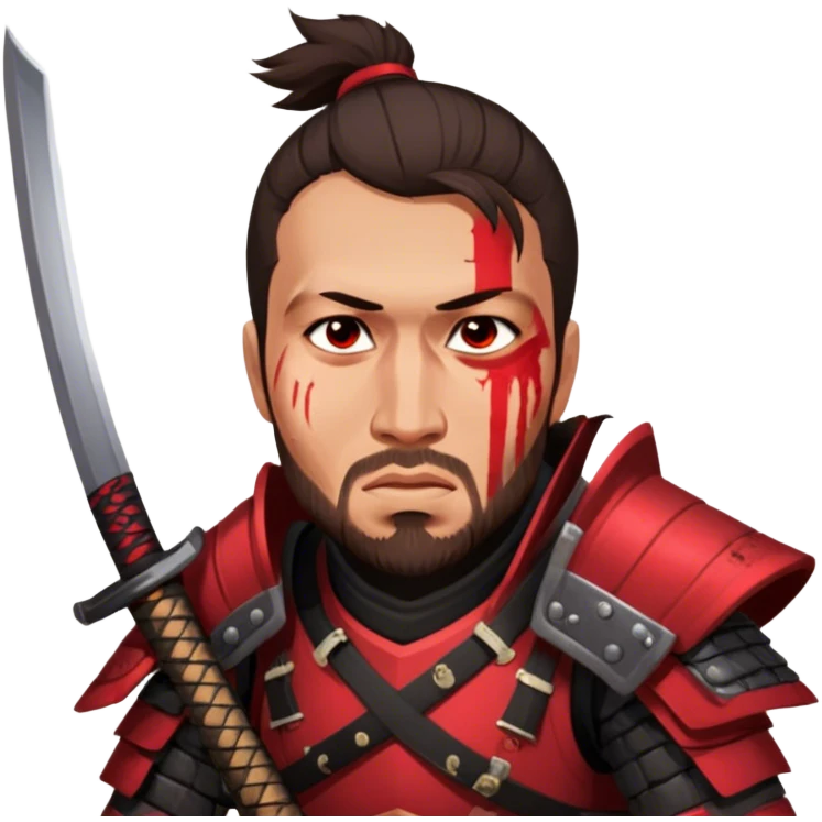 Battle-Ready Samurai emoji