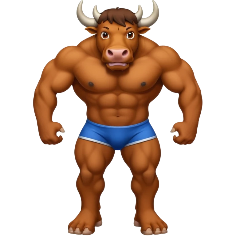 Bull surrounded by human feet  emoji