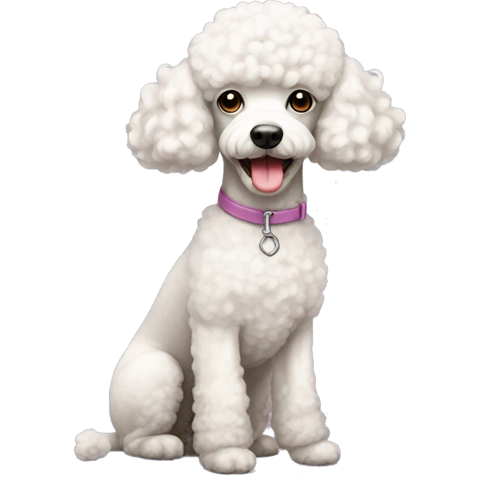 Light poodle  emoji