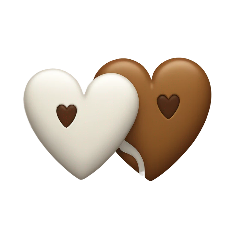 🤎🤍 emoji