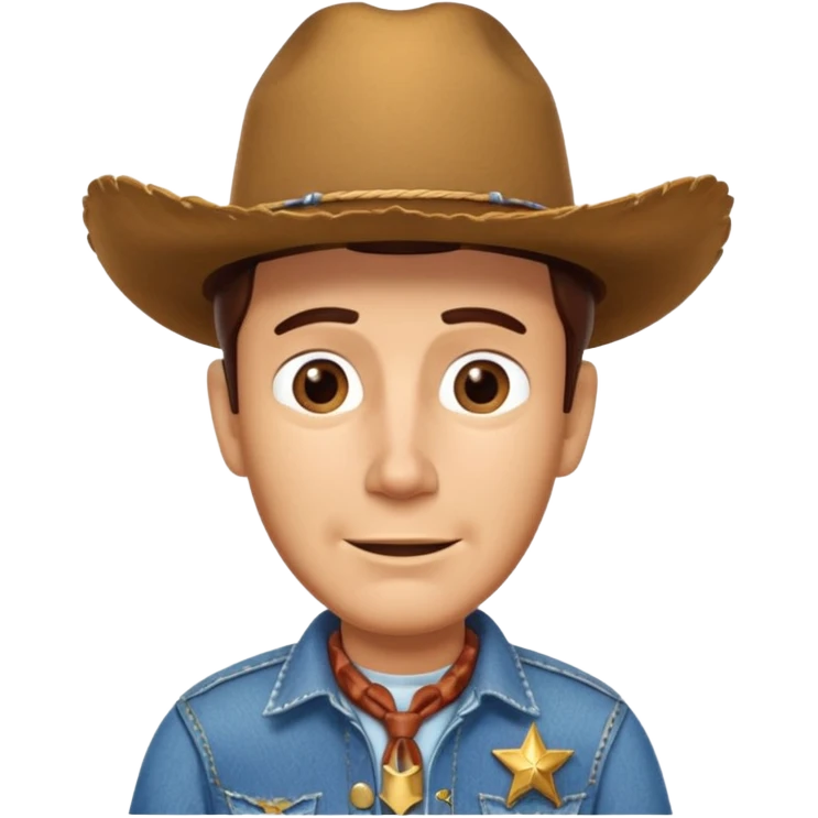 Sheriff Woody from the movie Disney Pixar's Toy Story  emoji