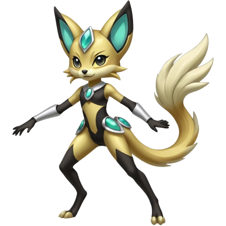Shiny Furry Anthro Meloetta-Protogen-Primagen-Pokémon-Fakémon-creature emoji