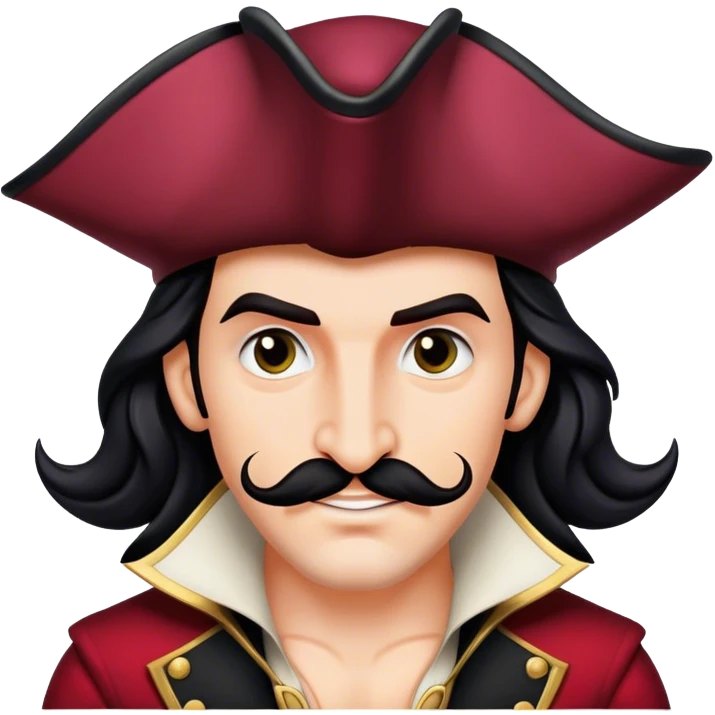 photorealistic captain hook emoji