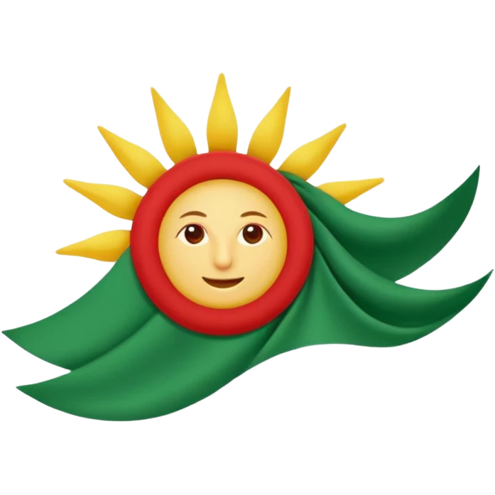 Kürdistan bayrağı  emoji
