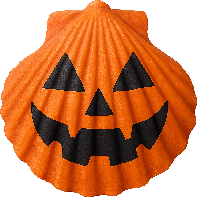 halloween seashell, remove background emoji