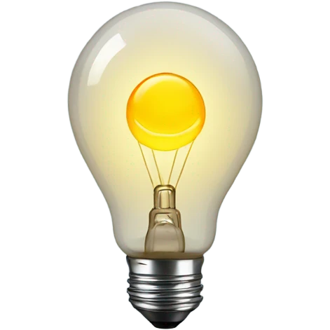 light bulb emoji