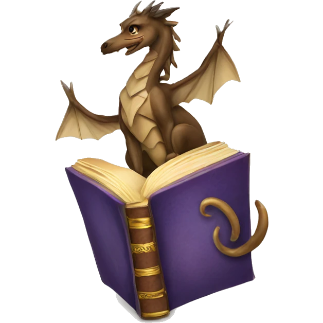 Book on magical creatures emoji