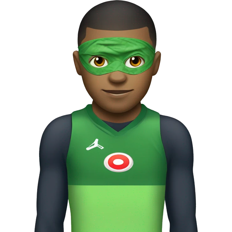 Mbappe avec le masque des tortues ninja  emoji