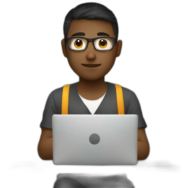 programmer coding late night rain emoji