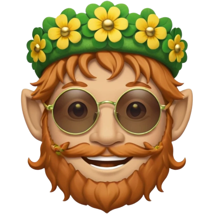 hippy leprechaun  emoji