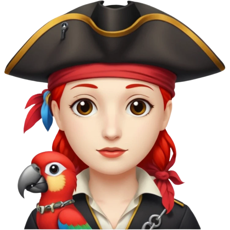 Stranger things pirate and parrot emoji