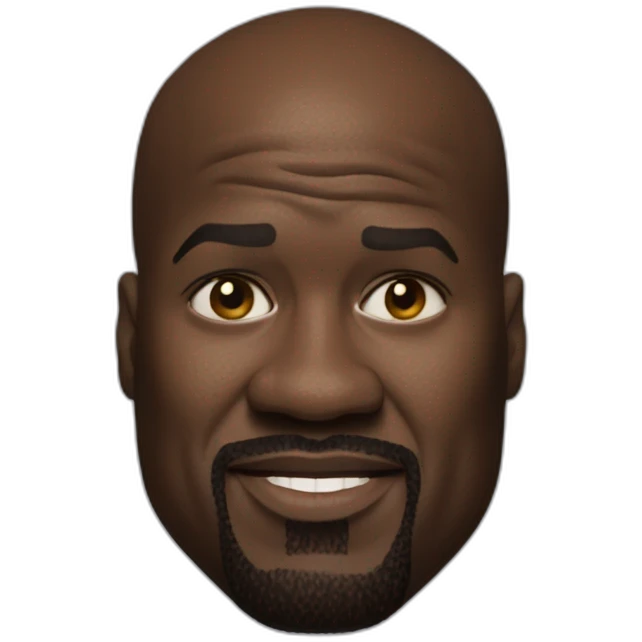 shaquille O'Neal but small emoji