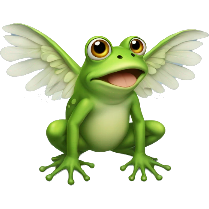 frog with wings emoji
