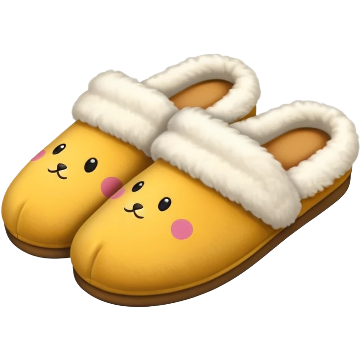 Cozy slippers  emoji