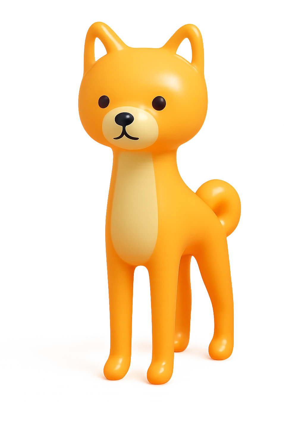 shiba inu, skinny emoji