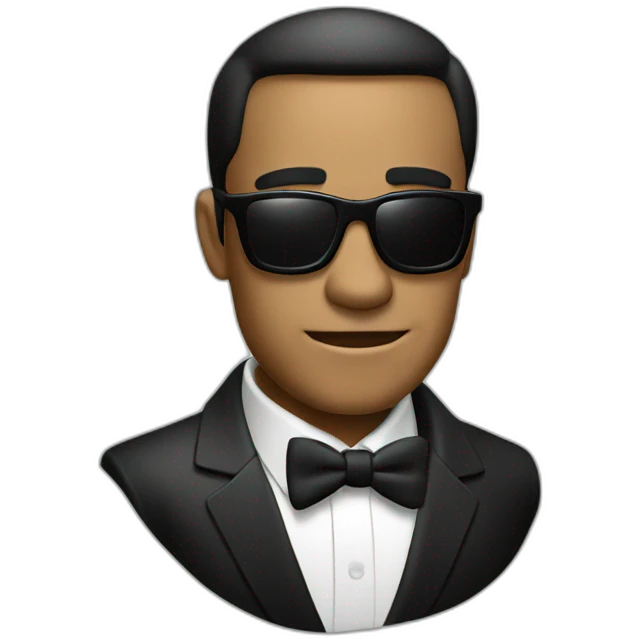 money men in black emoji
