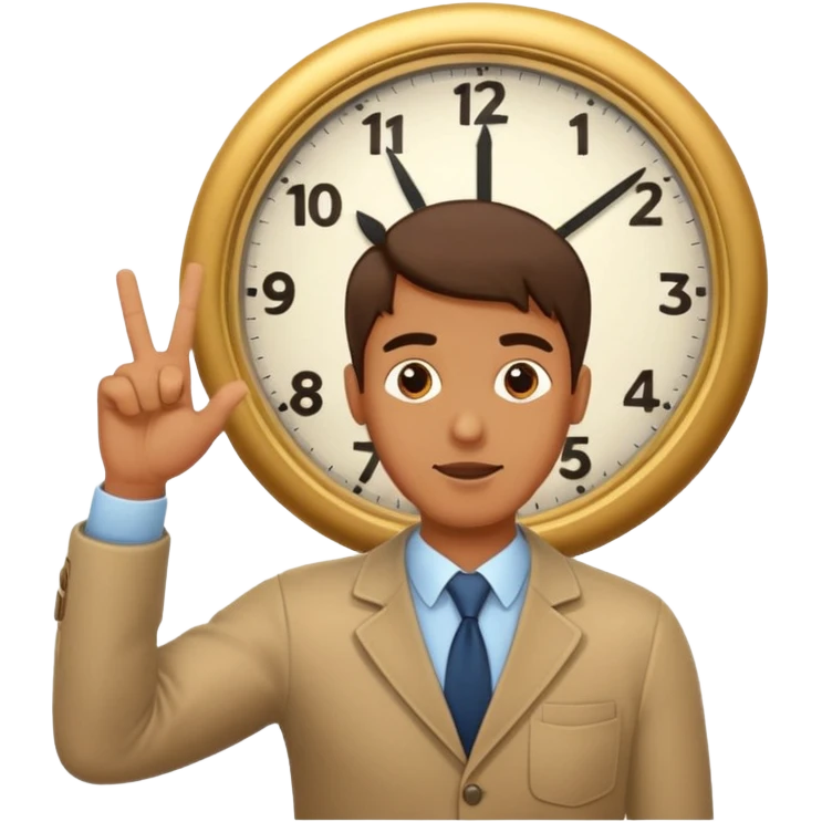 Guy saying clock it with his fingers in pinching position  emoji