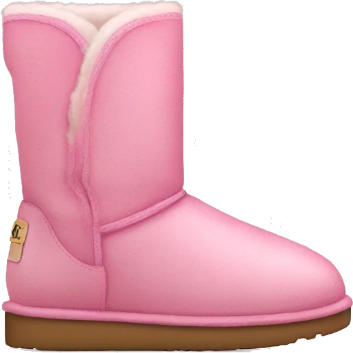 pink ugg boots emoji