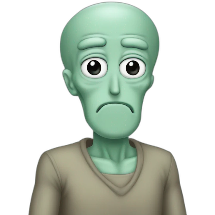Squidward chad emoji