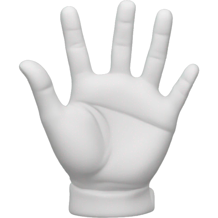 hands statue front emoji