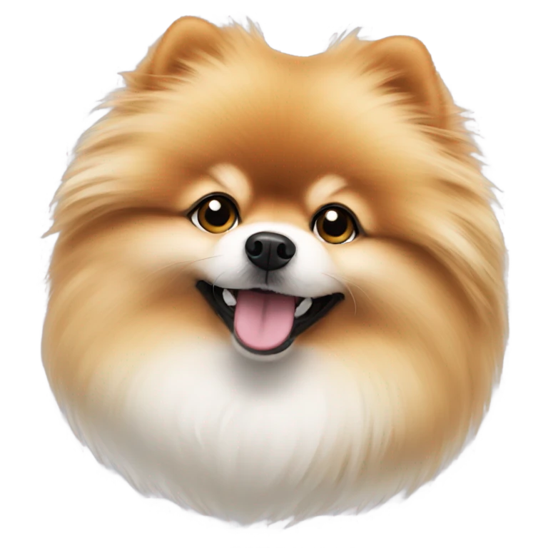 Pomeranian dog emoji