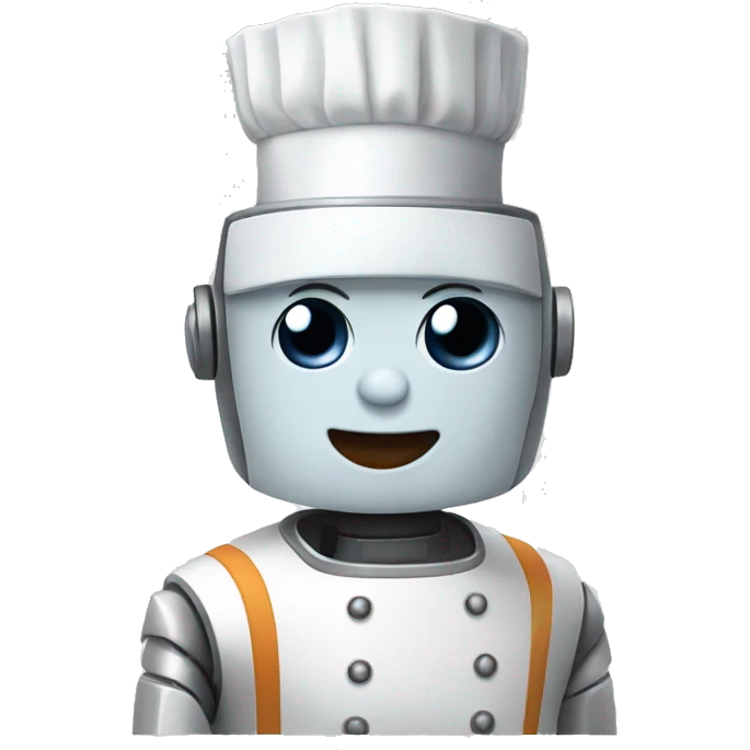 Personal robot chef emoji