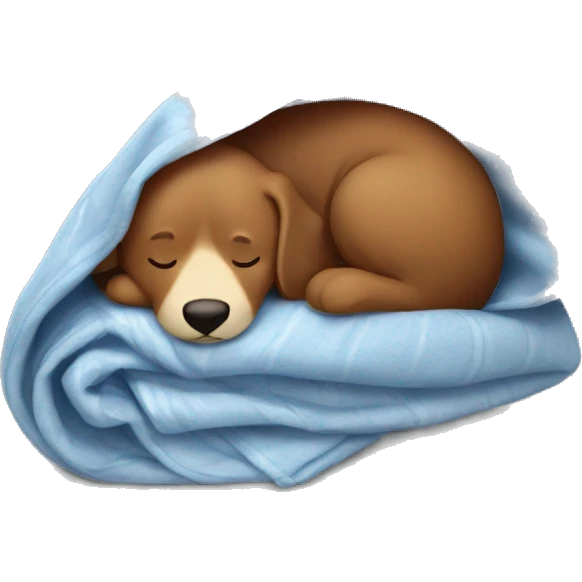 Paddington sleeping in a blanket emoji