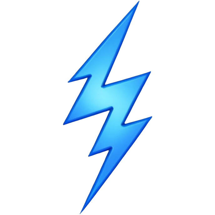 lightning emoji