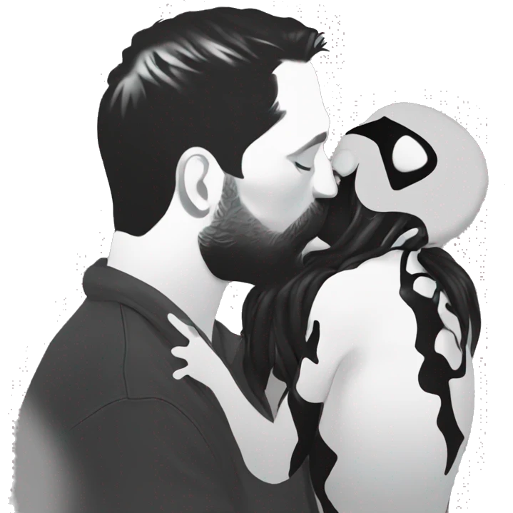 Tom Hardy kisses Venom  emoji