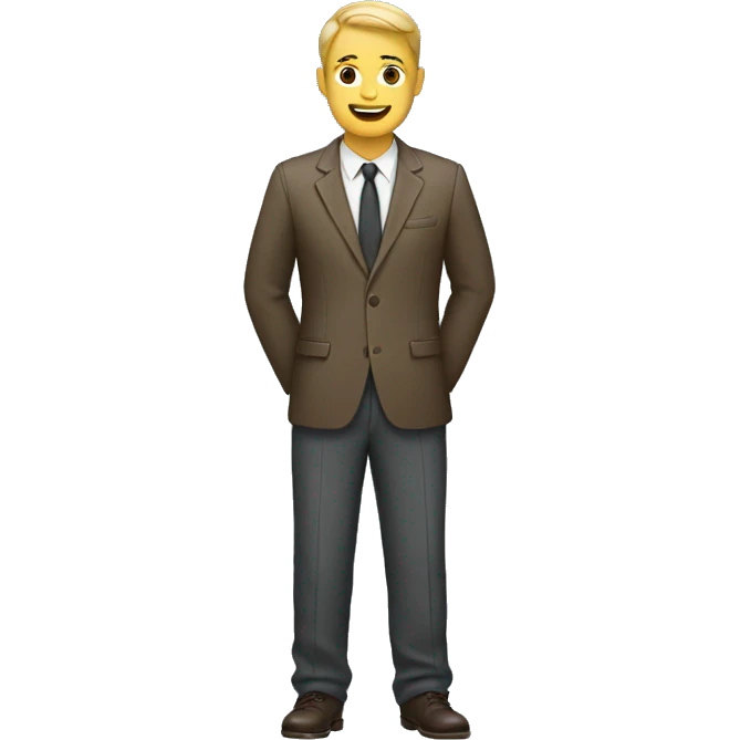 Man with womens dress emoji